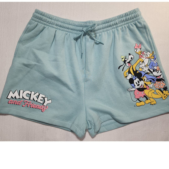 mickey mouse and friends women's XL jogger shorts - Picture 1 of 5
